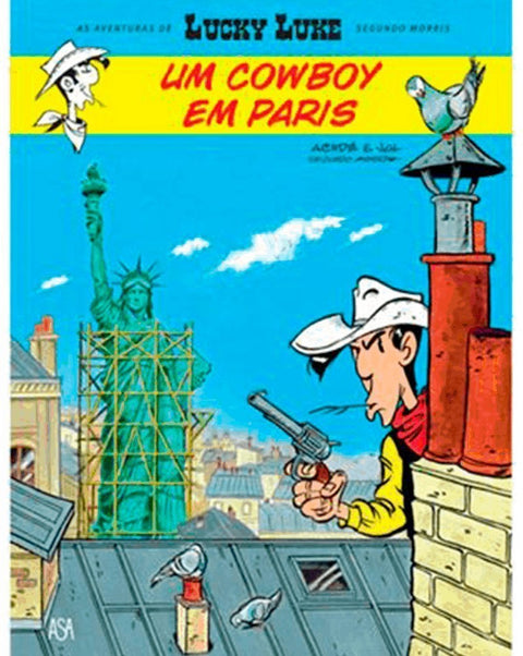 Lucky Luke - Um Cowboy em Paris (Ed.Portuguesa, capa dura)