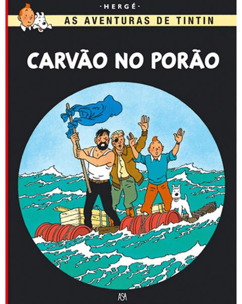 Tintin - Carvão no Porão (Ed.Portuguesa, capa dura)