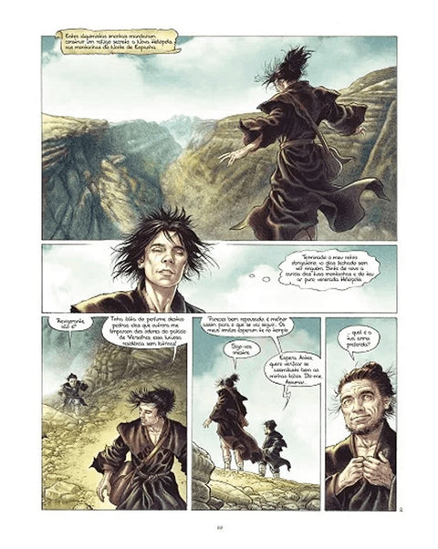 Os Cavaleiros de Heliópolis I/II, de Jodorowsky e Jérémy (Ed.Portuguesa, Capa Dura), pg.1