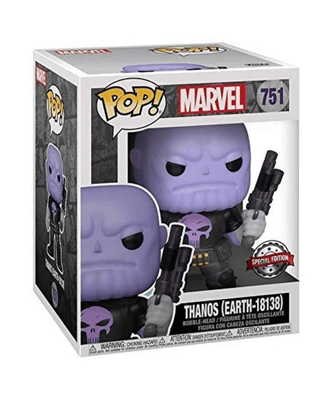 Funko POP Marvel - Thanos Earth-18138 (Previews Exclusive) caixa