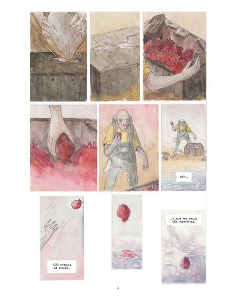 O Pescador de Memórias, de Miguel Peres e Majory Yokomizo (capa dura) 2