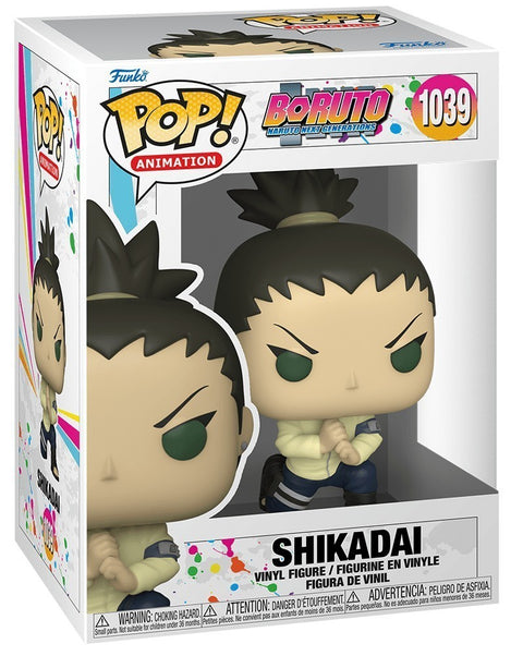 Funko POP Anime - Boruto - Shikadai caixa