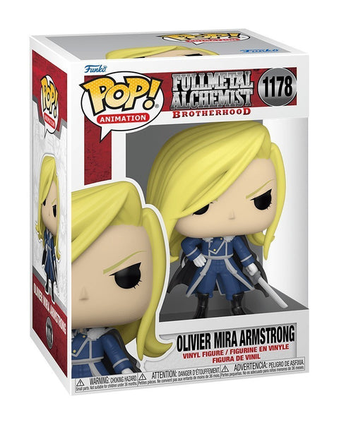 PREORDER! Funko POP Anime - Fullmetal Alchemist: Brotherhood - Olivier Mira Armstrong