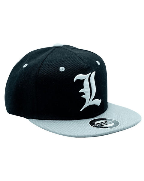 Death Note Snapback Cap - L Symbol