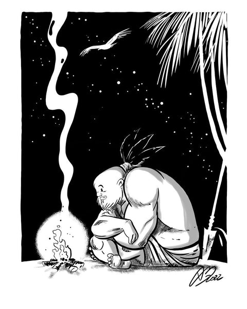 Kong The King 2, de Osvaldo Medina (Edição Especial Limitada) Print exclusivo