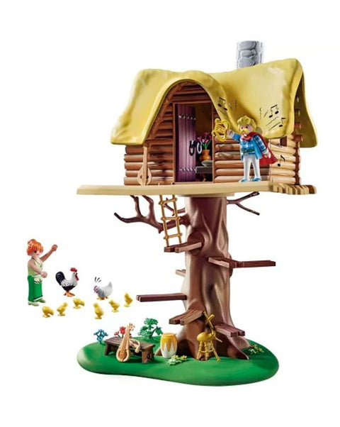Playmobil Astérix: Cacofonix com casa na árvore