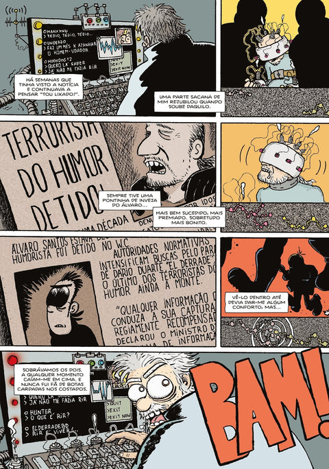 Há Quem Queira Que A Luz Se Apague, de Mário Freitas e Derradé (Selo Mario Breathes Comics)