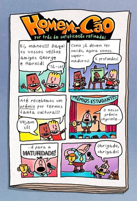 Homem-Cão Vol.07 - Por Quem a Bola Rebola, de Dav Pilkey (Ed.Portuguesa)