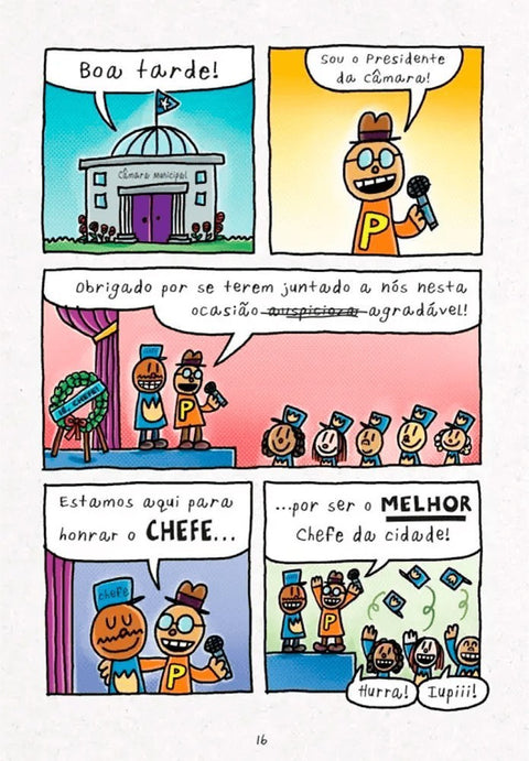 Homem-Cão Vol.09 - Crime e Desatino, de Dav Pilkey (Ed.Portuguesa)