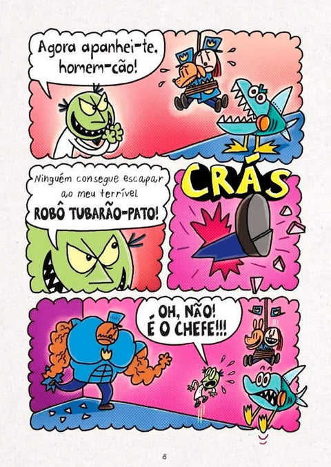 Homem-Cão Vol.10 - A Mãe dos Vendavais, de Dav Pilkey (Ed.Portuguesa)