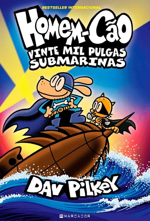 Homem-Cão Vol.11: Vinte Mil Pulgas Submarinas, de Dav Pilkey (Ed.Portuguesa)