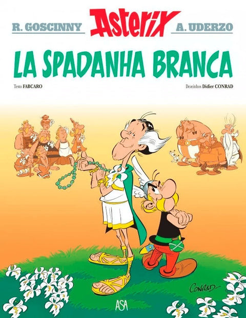 Astérix - La Spadanha Branca (Ed. Mirandês, capa dura)