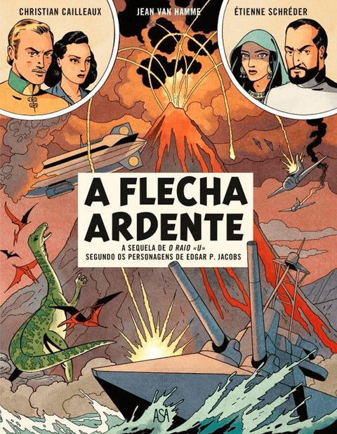 Blake e Mortimer - A Flecha Ardente (ed. portuguesa, capa dura)