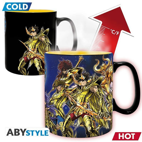 Caneca Heat Change Saint Seiya - Gold Saints