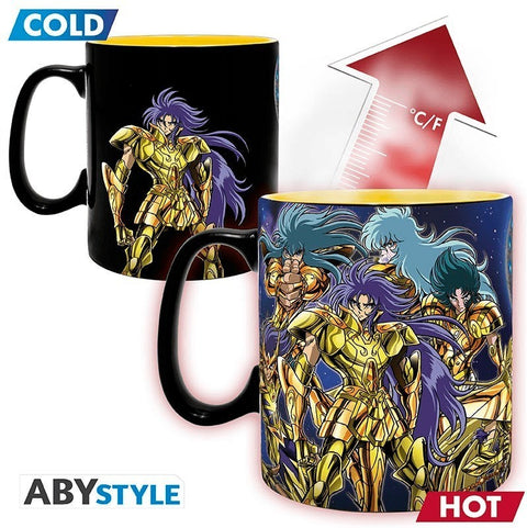 Caneca Heat Change Saint Seiya - Gold Saints