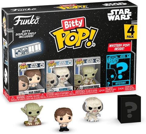 Funko Bitty POP - Star Wars Empire Strikes Back- Pack Han Solo 2,5 cm