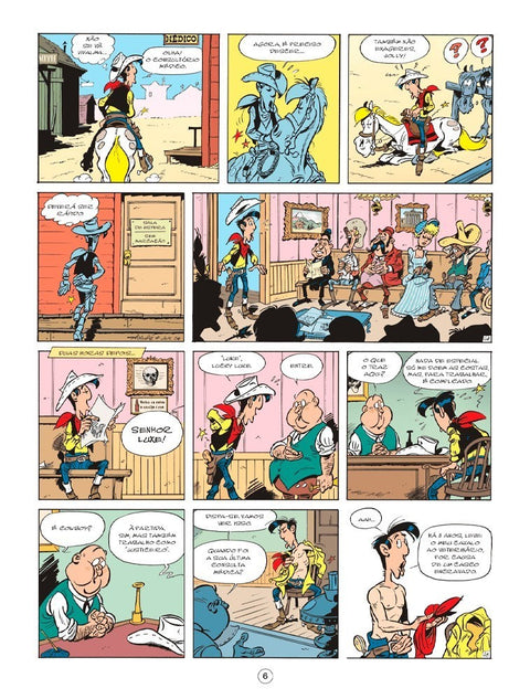 Lucky Luke - Um Cowboy Sob Pressão (Ed.Portuguesa, capa dura)