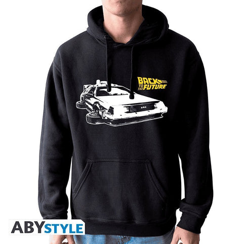 Back to the Future - Hoodie without Zip - DeLorean (Tamanho L)