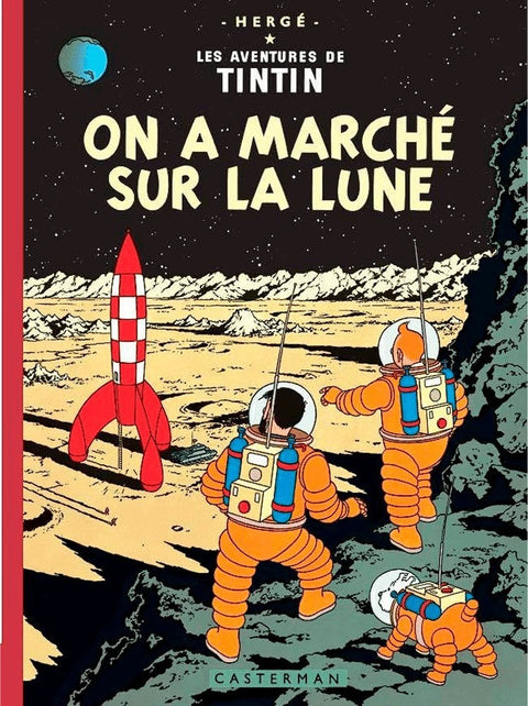 Les Aventures de Tintin: On a marché sur la lune - Édition Facsimilé (Ed. Francesa)