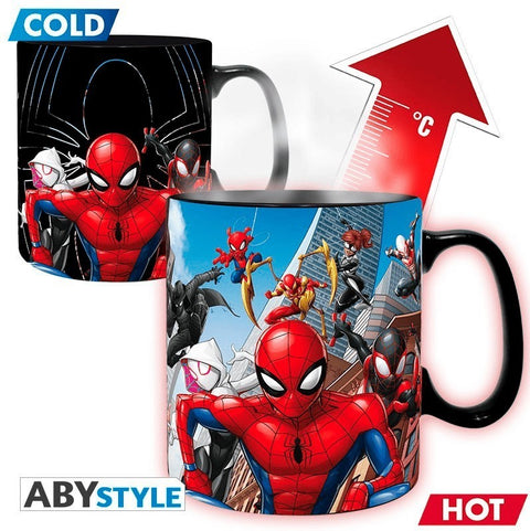 Caneca Heat Change Marvel Comics - Spider-Man Multiverse