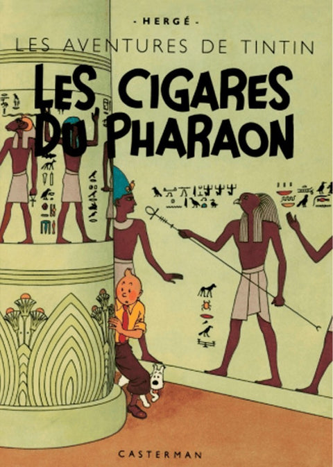 Tintin – Fac-similé noir et blanc - 4: Les Cigares du Pharaon (Ed. Francesa)