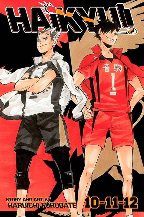 Haikyu!! Omnibus Vol 04 (10-11-12) (Ed. em Inglês)