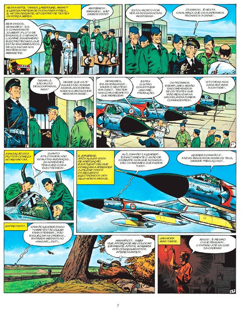 Tanguy & Laverdure - Canhão Azul já não responde, vol.06 (Ed.Portuguesa, Capa Dura)