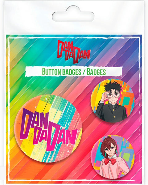 Dandadan Badge Pack - Momo & Okarun