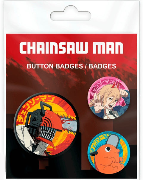 Chainsaw Man Badge Pack - Denji, Devil & Pochita