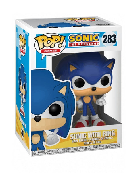 Funko POP Games - Sonic The Hedgehog - Sonic with Ring, caixa
