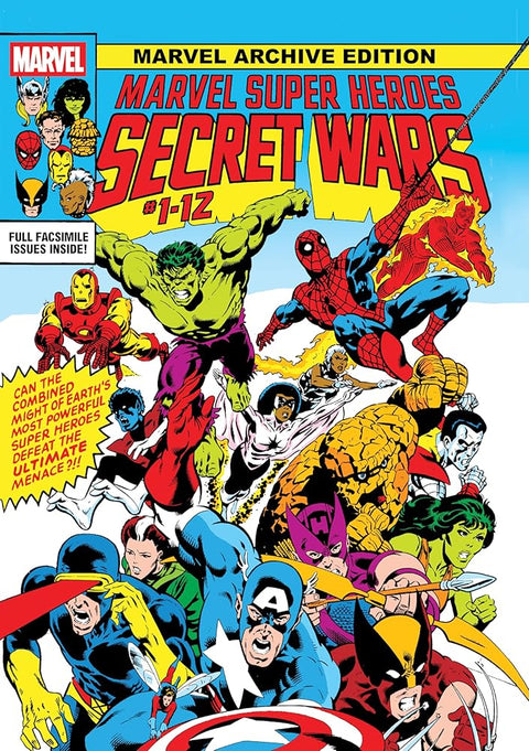 Marvel Archive Edition: Marvel Super Heroes Secret Wars Gallery Edition Mike Zeck Original First Issue Cover cover image