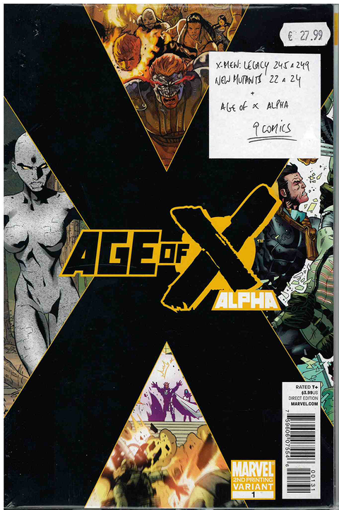 COMPLETE SET Age of X (Crossover)