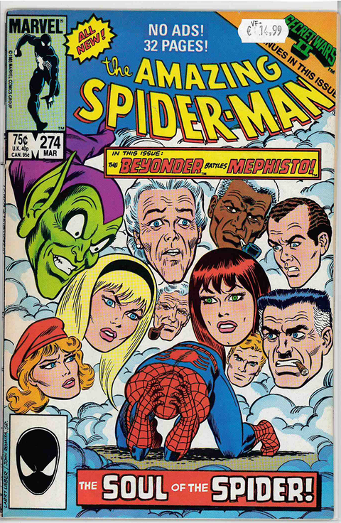 Amazing Spider-Man #274 VERY FINE-