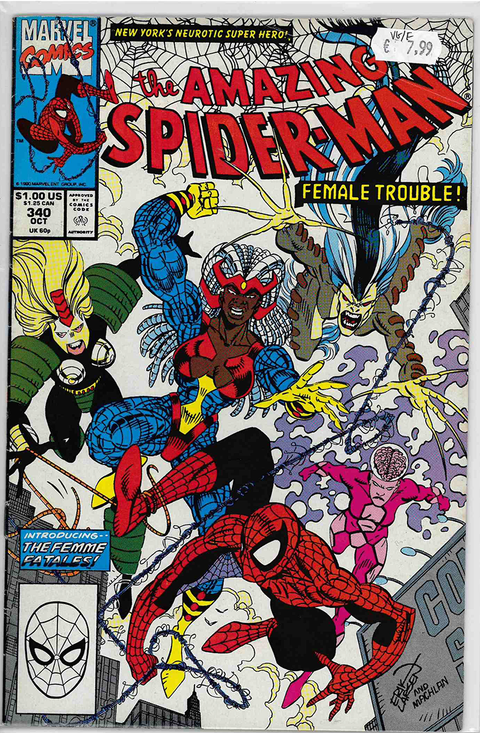 Amazing Spider-Man #340 VERY GOOD/FINE