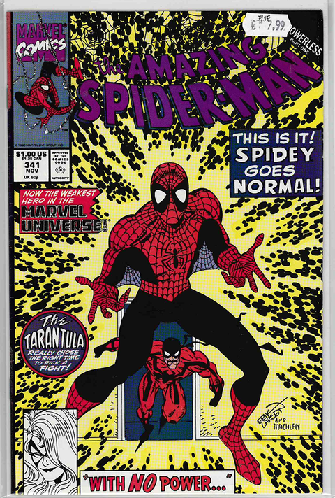 Amazing Spider-Man #341 FINE/VERY FINE