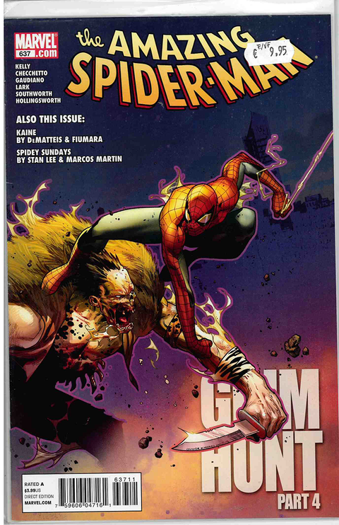 Amazing Spider-Man #637 FINE/VERY FINE