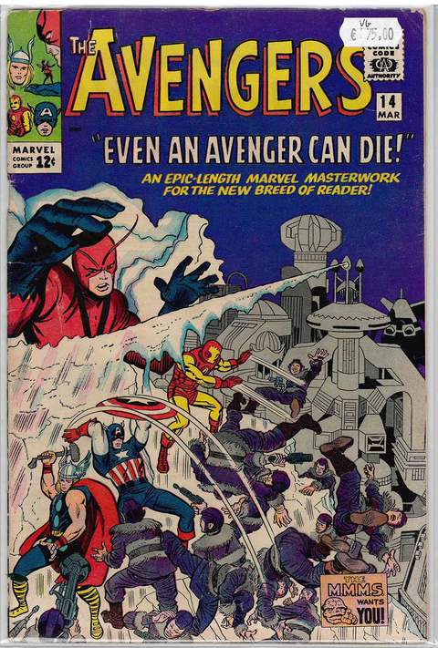 Avengers 1st series #14 VERY GOOD