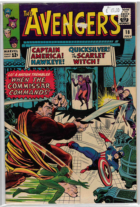 Avengers 1st series #18 FINE-