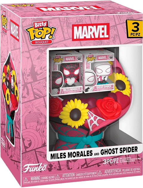 Funko Bitty POP Bouquet - Marvel - Miles Morales & Ghost Spider (Valentine)