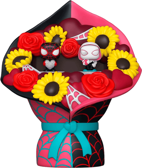 Funko Bitty POP Bouquet - Marvel - Miles Morales & Ghost Spider (Valentine)