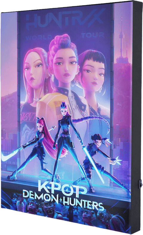 Canvas Print with Light - KPop Demon Hunters