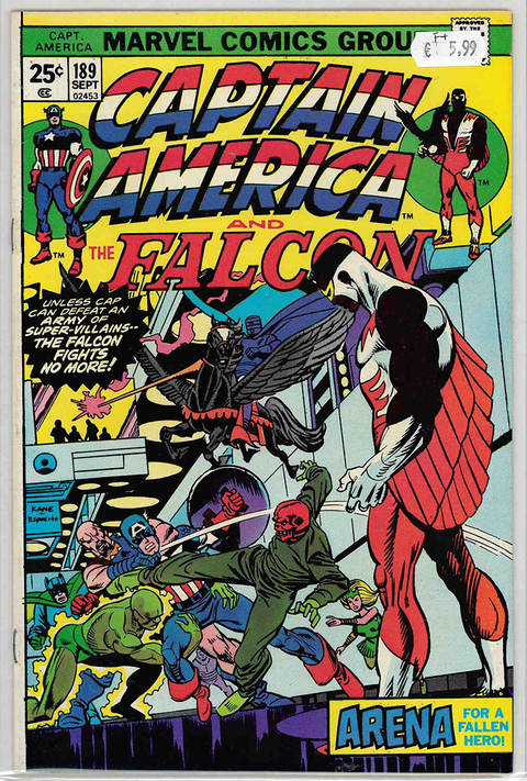 Captain America 1st Series #189 FINE+