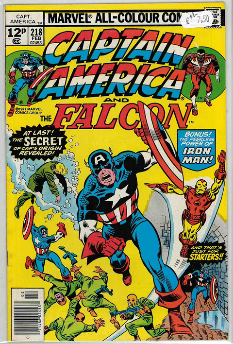 Captain America 1st Series #218 VERY GOOD