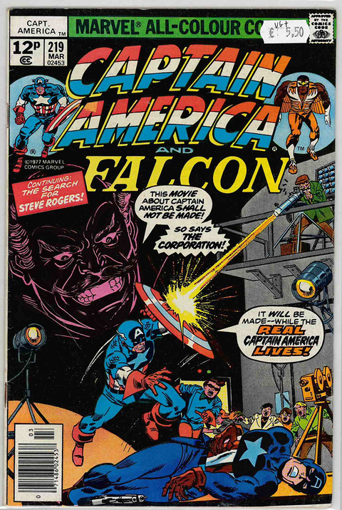 Captain America 1st Series #219 VERY GOOD+