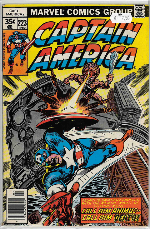 Captain America 1st Series #223 FINE-