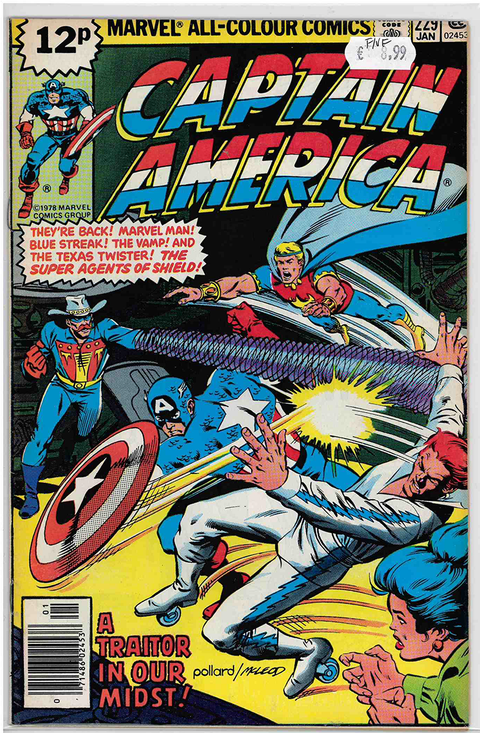 Captain America 1st Series #229 FINE/VERY FINE
