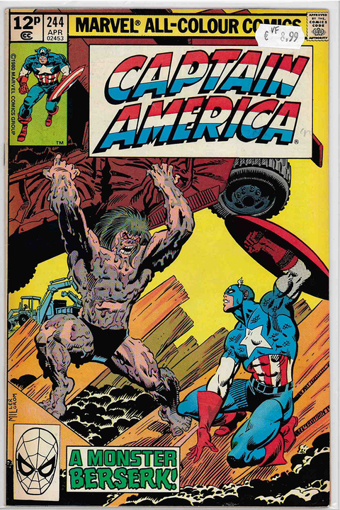 Captain America 1st Series #244 VERY FINE
