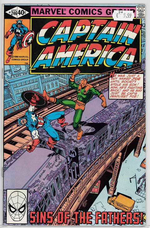 Captain America 1st Series #246 FINE+