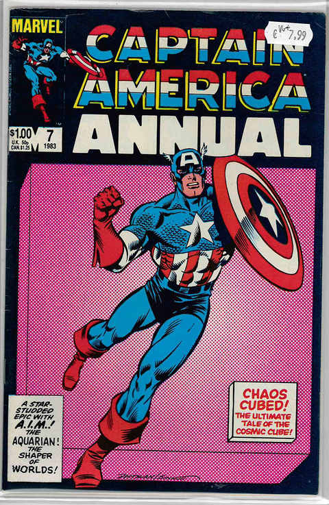 Captain America 1st Series Annual #7 VERY GOOD+