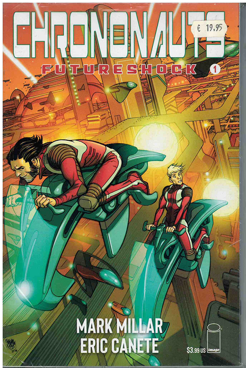 COMPLETE SET Chrononauts: Futureshock #1-4 (Issue 1 Cover by Pascal Ferry)